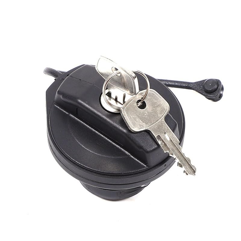 Fuel Cap with Key Suitable for Land Rover Defender, Black