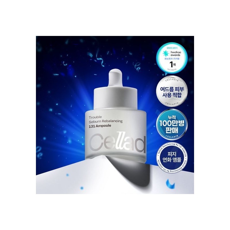 [Trouble/Pore Improvement] Celladix Trouble Sebum Rebalancing RX 131 Ampoule 30ml