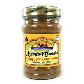 Rani Kebab Masala Indian Spice Blend for Meat Dishes 3oz (85g) Salt & Gluten Free