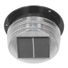 Solar Warning Light 6 LED Beads Red Blue Alternate Waterproof