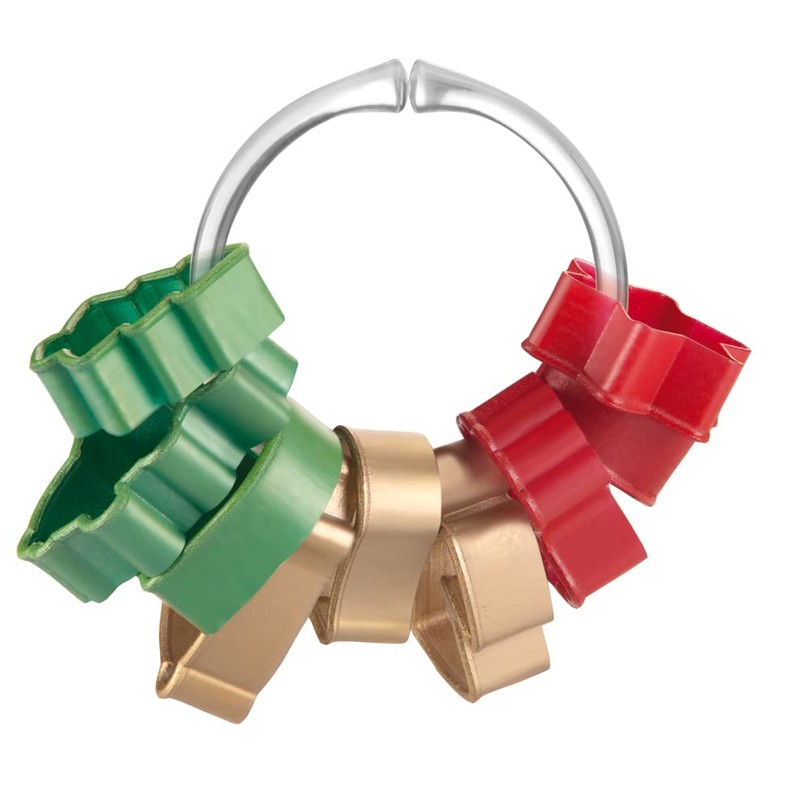 Tescoma Plastic Cookie Cutter, Red/Green/Yellow, 22.1 x 13.1 x 3.8