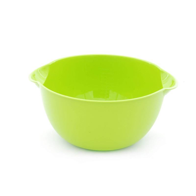 Mintra Home Mixing Bowl w/Colander (Large 4.5L, Green) - For