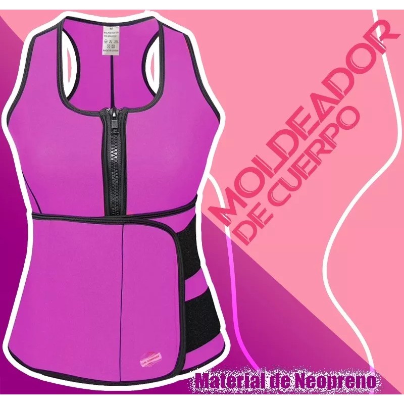 J.H. Company Faja Colombiana Chaleco Neopreno Cintura Reductor Gym 811