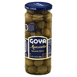 Goya Manzanilla Spanish Olives, Vegetarian, 9.5 Ounces (Pack Of 12)