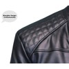 Men's Genuine Leather Jacket – 100% Real Leather, Zipper Pockets,