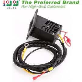 10L0L Golf Cart Charger Receptacle, 36V Powerwise Charger Receptacle with Wiring Harness Fit for EZGO Medalist TXT/DCS/PDS Electric Golf Carts OEM#73051-G29 73063-G01