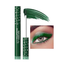 Green Eyelash Mascara - Volumizing, Lengthening, Hypoallergenic, Longwear and Smudge Resistant Liquid Lash Extensions - Curling, Defining, Clump & Flake Free (06#)