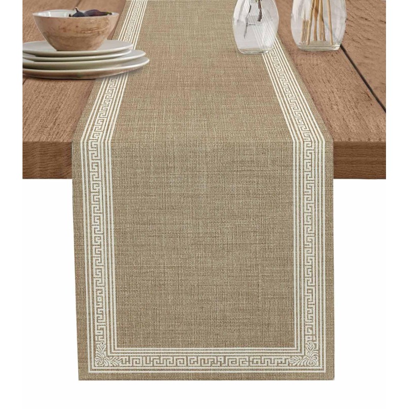 テーブルランナー 無地 テーブルセンター 滑り止め 耐熱 食卓飾り おしゃれ 北欧風 家庭用 リネン風