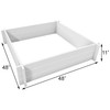 Prime Retreat New England Vinyl Whelping Box, White, 4'L x
