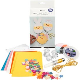Funny Easter Friends Craft Kit, Card for Decorating, 1 Set