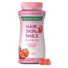 Nature's Bounty Hair, Skin & Nails with Biotin, Strawberry Gummies