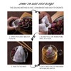 Pack of 100 Empty Tea Bags, Fine Tea Filter, Tea