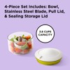 Chef’n VeggiChop Manual Hand-Powered Food Chopper and Processor, Chops Vegetables,