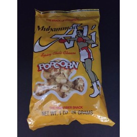 1992 Muhammad Ali, "Un-Opened" Spicy Chili Cheese Popcorn Bag (Scarce / Vintage)