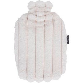 Fashy Hot Water Bottle 2.0 L with Super Soft Cover Cream