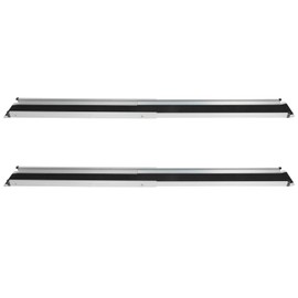 OCPTY Adjustable Wheelchair Ramp 600lbs Capacity Aluminum Portable Telescoping Ramp for Steps, Home, Stairs, Doorways 8FT Non-Skid Threshold Ramp