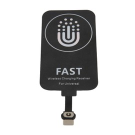 Dpofirs Receptor QC USB C, Receptor de Carga Inalámbrico Delgado, Tipo C Receptor de Carga Inalámbrico de Succión Magnética de Doble Propósito,...    