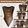 FLURSAILE Sword Plaque Wall Mount Vertical Display Holder Adjustable Stand