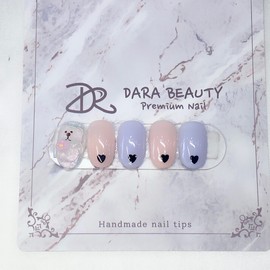 Dara Beauty September Art of the MonthBear Heart Nail❣ - Not selected / 다라뷰티 9월 이달의아트곰돌이 하트네일❣ - 선택안함