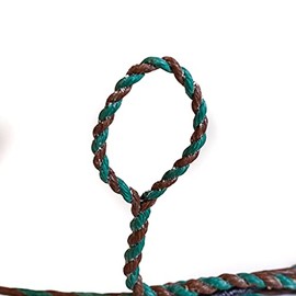 Bowstring Recurve Bow Flemish Twist B-55 (Dark Brown/Green, 54 Actual Bowstring Length)