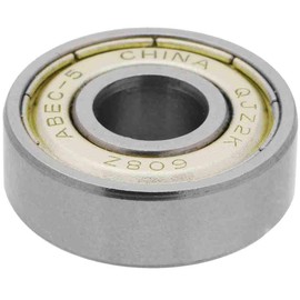 [2-Pack] 608-ZZ ABEC 5 Deep Groove Radial Ball Bearing 0.315 in x 0.866 in x 0.276 in (ID x OD x W) | 8 mm x 22 mm x 7 mm (ID x OD x W) with Double Metal Shield for Skateboard, 3D Printer, Long Board