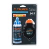 Truper TL-50, Tiralíneas 30m, cuerpo de plástico y nivel, incluye