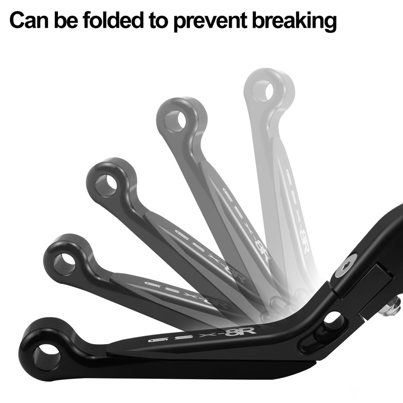for Suzuki GSX-8R Motorcycle Clutch Lever Folding Extendable Adjustable Clutch