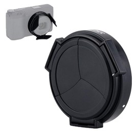JJC Auto Open/Close Lens Cap for Ricoh GR Mark III GR3 GRM3 GRIII HDF Lens Protection Dustproof Scratch Resistant