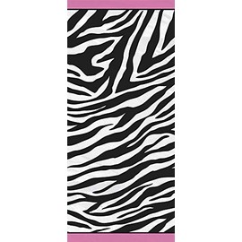 Unique Party 43388 - Cellophane Zebra Print Party Bags, Pack of 20