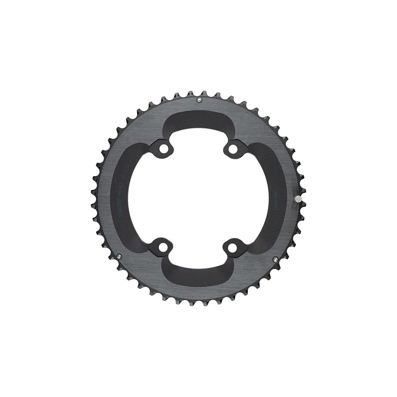microSHIFT Sword Chainring - 9/10-Speed, Black (2X 48T Chainring 110
