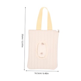 Kisangel Stroller Hanging Bag for Wipes Capacity Reusable Wipes Container Efficient Storage for Convenient Wipes Dispenser for Go Use