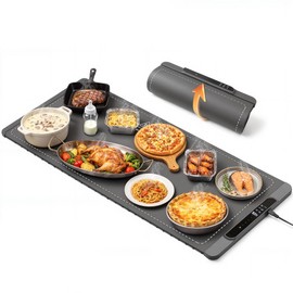 Warming Mat For Food Extra Large 36"x15", Gray