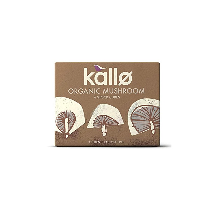 Kallo Organic Mushroom Stock Cubes 66g