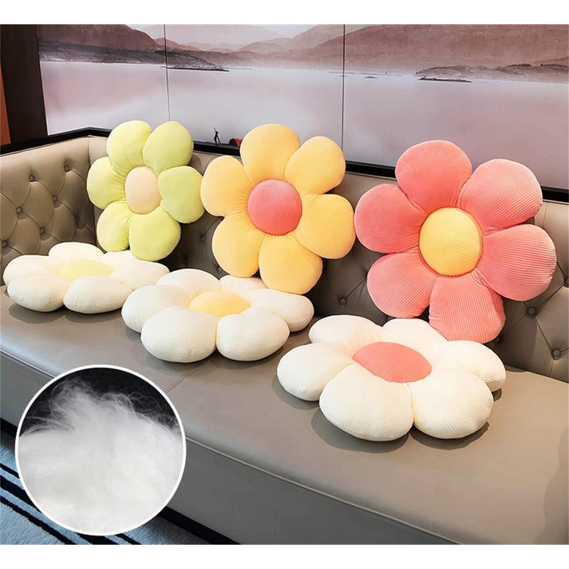WYIKE Flower-Shaped Cute Pillow, Flower Cushion, Reading Pillow and Leisure