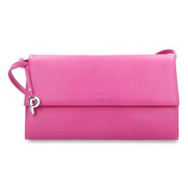 Picard AUGURI Women's Evening Bag Made of Cowhide Leather, Small, Medium, with Magnetic Closure, Evening Bag, Daily Life, Evening, Going Out, pink