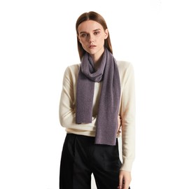 GreenMount Women's Scarf 100% Cashmere Knitted Scarf Shawl Plant Dyeing Warm Soft for Fall Winter Women