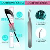 Lash Extension Kit 200pcs Individual Lash Clusters Kit 50D Eyelash