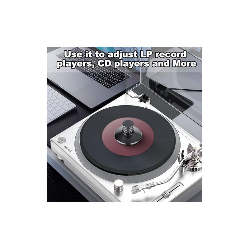 Vinyl Record Weight Stabilizer, LP Turntable, Metal Disc Stabilizer, Record