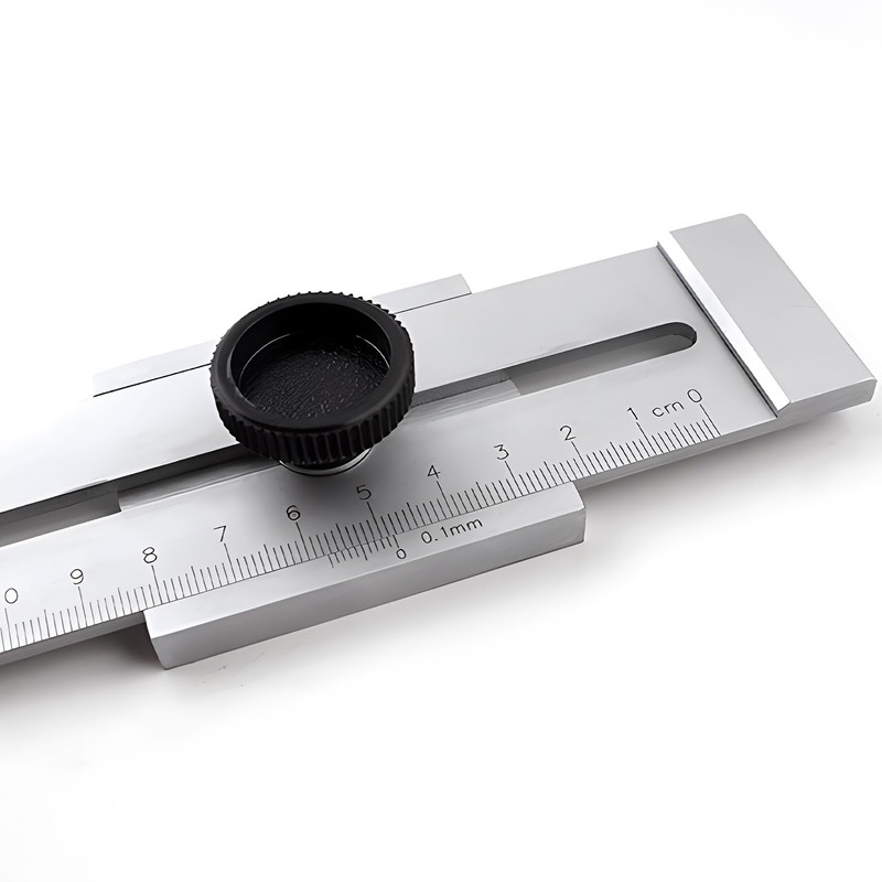 Rayong Marking Gauge 200 mm Matt Chrome-Plated Marking Gauge Metal