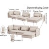 HomeTown Market Durable Polyester Fabric Sofa Cover Compatible with IKEA