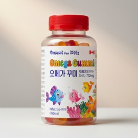 Origin Omega Kkumi 2.2g 90 gummies 1 unit / 오리진 오메가 꾸미 2.2g 90구미 1개