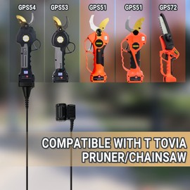 Battery Cable Connectors for T TOVIA GPS51,GPS53,GPS54,GPS72 Electric Pruning Shears and Chainsaw - Reduce the Weight of Your Electric Pruner and Chainsaw