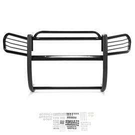 Kojem Grill Guard Compatible with 2003-2009 Toyota 4Runner Steel Front Black Light Bull Bar Bumper Grill Grille Guard Protector Brush Push Bar Powder Coated