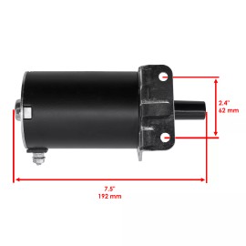 Caltric 799106 590476 Starter Motor for Briggs & Stratton Engine 44M977-0938-G5