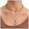 Sttiafay Boho Layered Butterfly Choker Necklace Gold Cz Butterfly Pendant