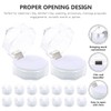 GANAZONO 20pcs Ring Case Transparent Engagement Ring Box Wedding Ring