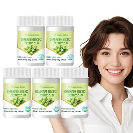 Charm goods Green Acerola Vitamin C 60 tablets, 5 / 그린아세로라 비타민C 60정, 5개