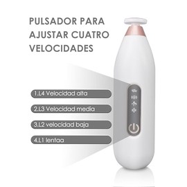Cortaúñas para Bebés Lima de Uñas Eléctrica Mini Molinillo de Uñas Eléctrico Portátil para Bebés de bajo Ruido con Luz Nocturna para Niños Adultos, corta uñas bebe, lima para bebe accesorios de bebe