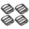 QUARKZMAN Metal Ladder Buckle Slider Tri-Glider Metal Adjustable Buckles Inner