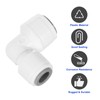 uxcell 6Pcs Push to Connect Fittings, 5/16" OD x 3/8"